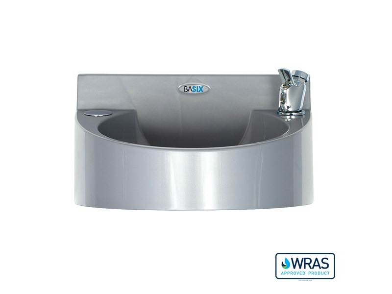 Mechline Basix WS1 basin with bubbler tap - Grey